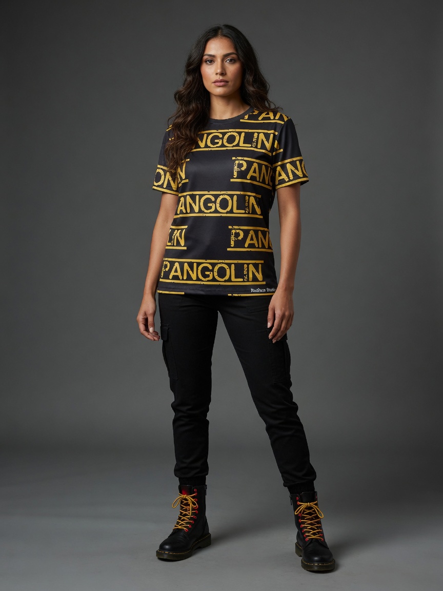 Pangolin Full Body Tee โ Black